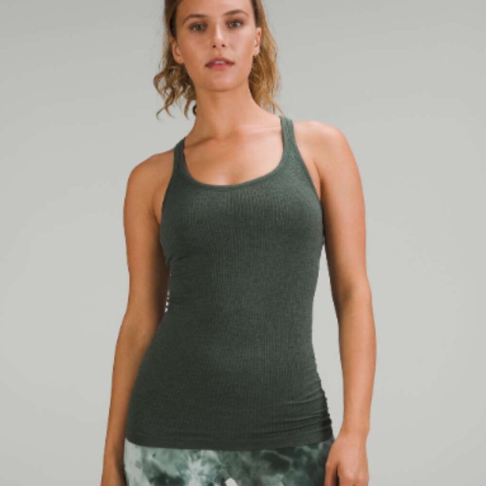 Ebb to Street Tank Top Color: Smoked Spruce Size:6